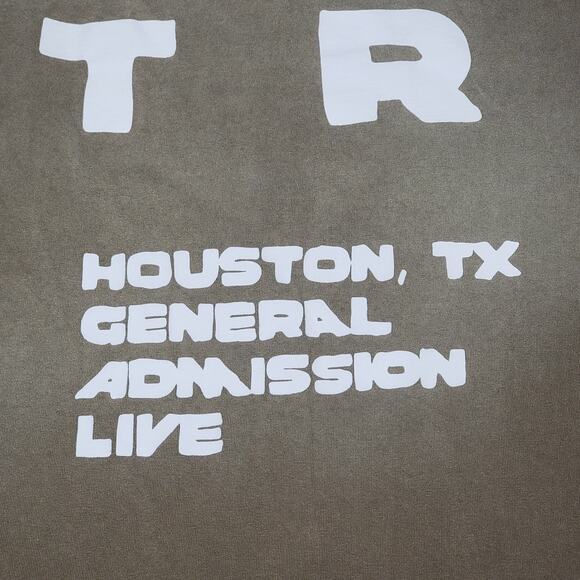 Astro World Brown Unisex Tee (Cactus Jack) "General Admission Live" - Size XXL - Picture 4 of 5